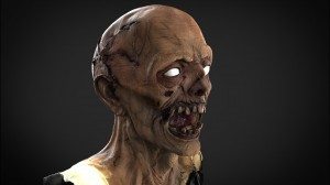 Zombie Head 3D Scan