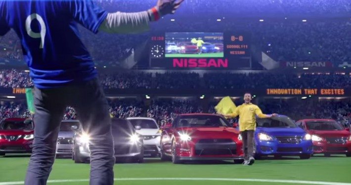 world cup Nissan Face Off Commercial 3d laser scanning