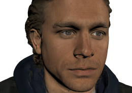 Charlie Hunnam Sons of Anarchy 3D Scan with textures