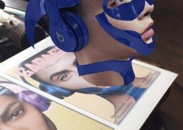 3D scan of Cara Delevingne Augmented Reality app for Garage Magazine