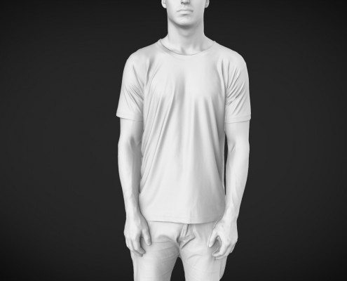 3D Modeling Society6 male t-shirt