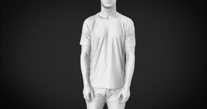 3D Modeling Society6 male t-shirt